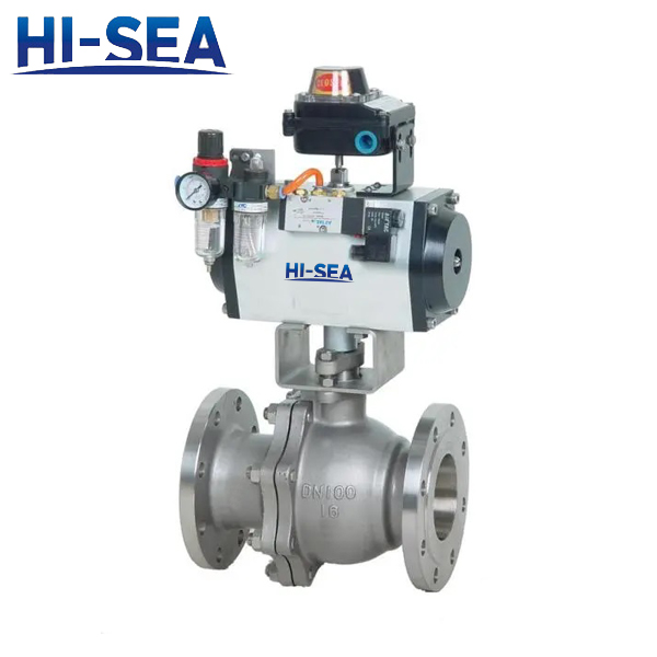 Pneumatic Flange High Temperature Ball Valve